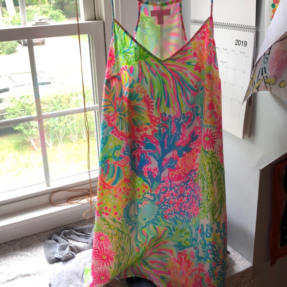 Lilly Pulitzer strappy slip dress